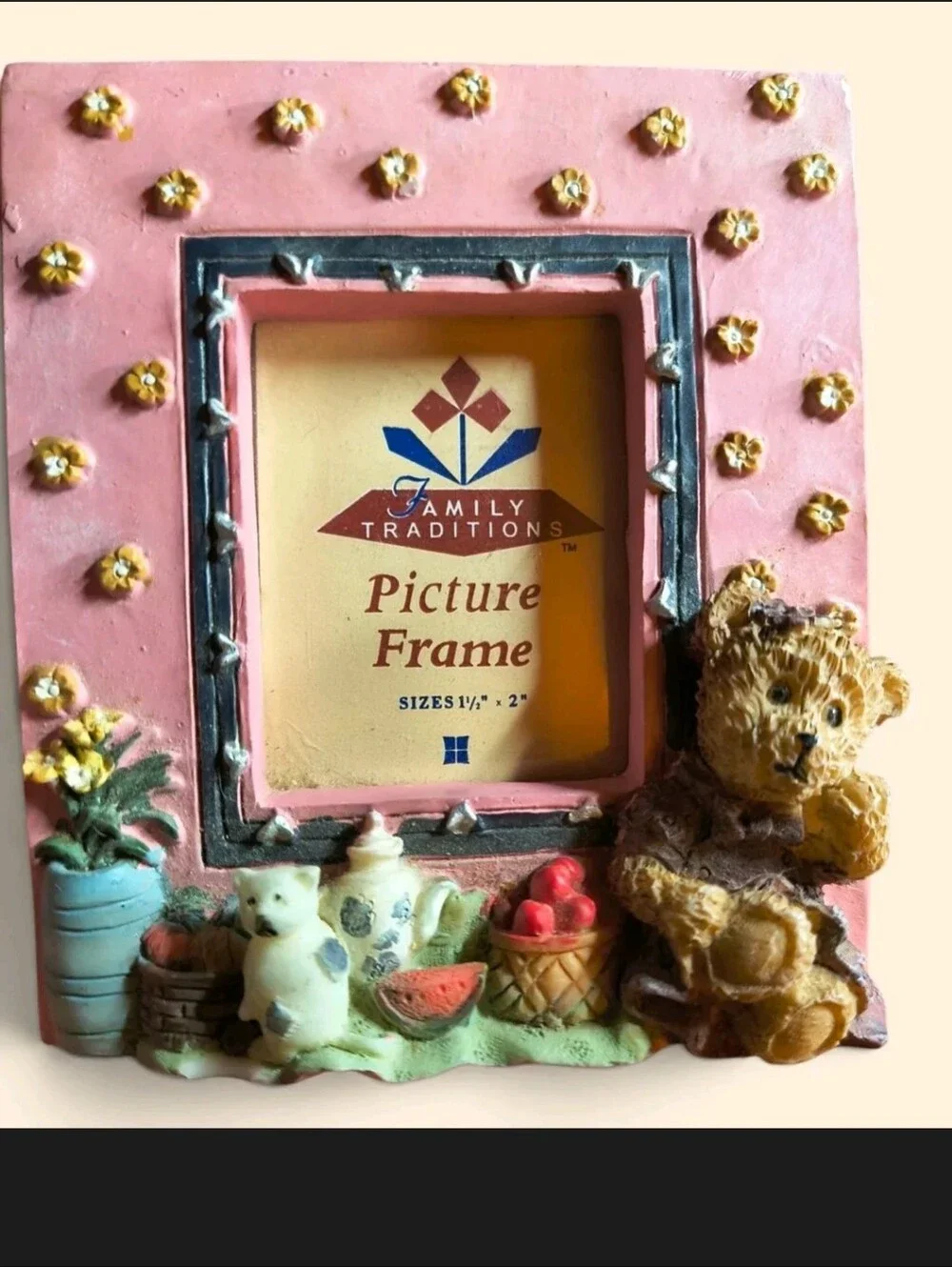 Decorative Whimsical Teddy Bear & Friends Children's Small Picture Frame